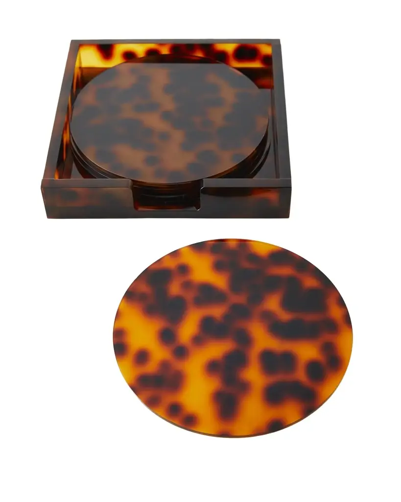 Kim Seybert Tortoise Coasters, Set of 6