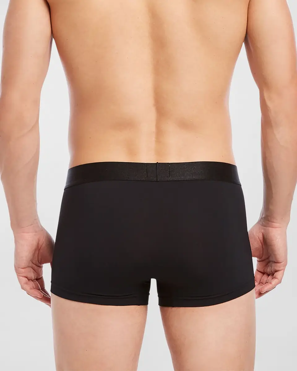 2XIST Men's Solid No-Show Boxer Trunks | Thumbnail 4