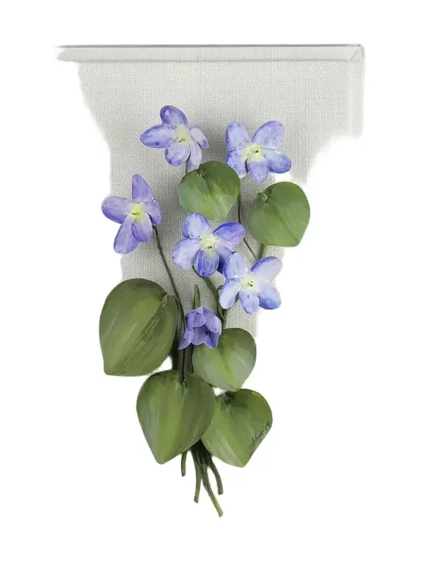 Tommy Mitchell Violet February Birth Flower Wall Art