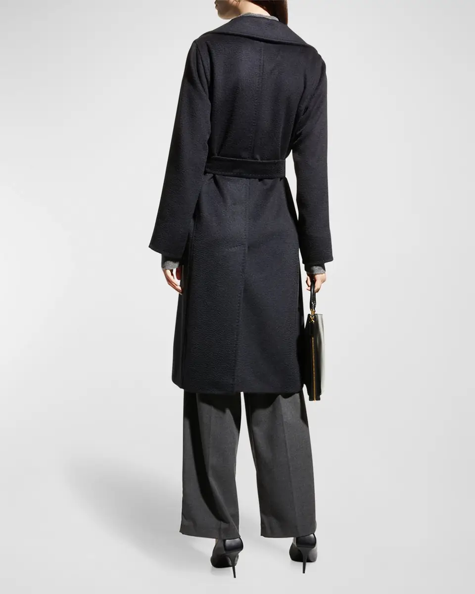 Max Mara Manuela Belted Wrap Coat | Thumbnail 4 Max Mara Manuela Belted Wrap Coat | Thumbnail 4