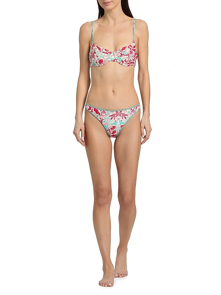 Ramy Brook Women's Isla Floral Bikini Bottom | Thumbnail 2 Ramy Brook Women's Isla Floral Bikini Bottom | Thumbnail 2