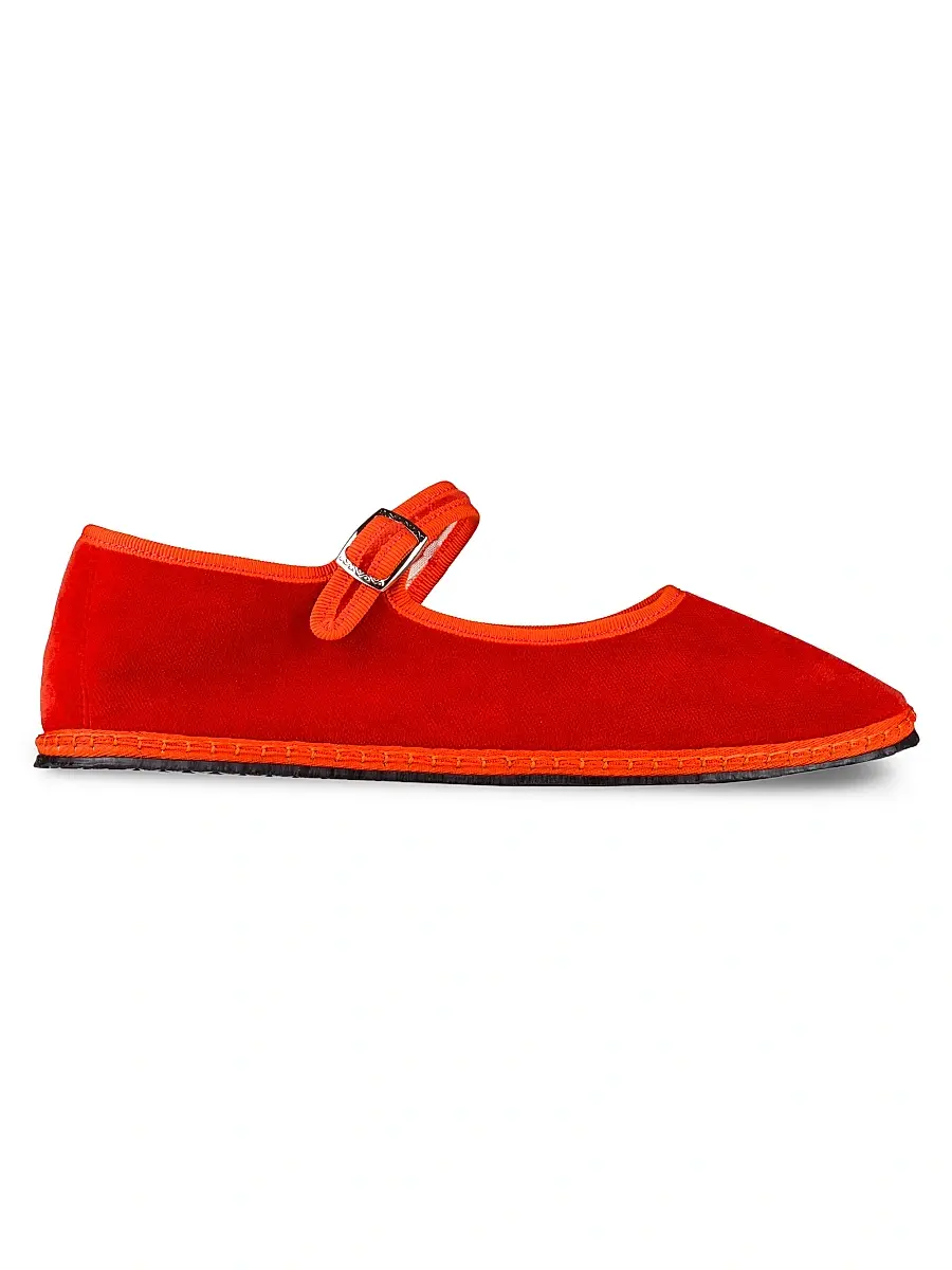 Vibi Venezia Women's Timeless Velvet Mary Janes - Naransa - Size 10 | Image 1 Vibi Venezia Women's Timeless Velvet Mary Janes - Naransa - Size 10 | Image 1