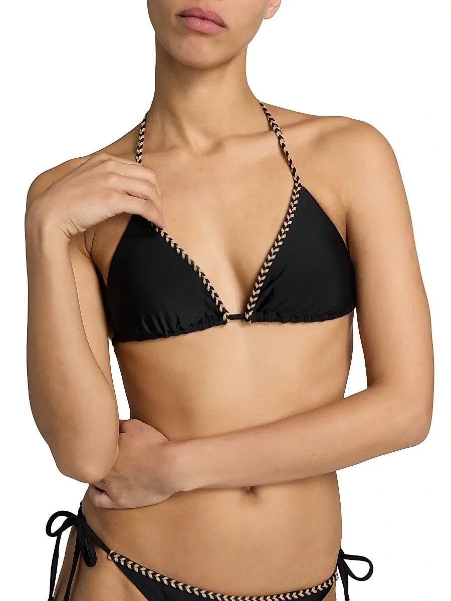 Ramy Brook Women's Nikoleta Braided Triangle Bikini Top | Thumbnail 5 Ramy Brook Women's Nikoleta Braided Triangle Bikini Top | Thumbnail 5