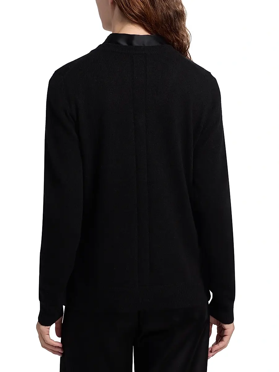 Saks Fifth Avenue Women's V-Neck Cashmere Sweater | Thumbnail 5 Saks Fifth Avenue Women's V-Neck Cashmere Sweater | Thumbnail 5