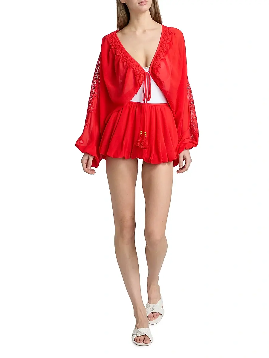 Ramy Brook Women's Maddy Pleated Miniskirt | Thumbnail 2 Ramy Brook Women's Maddy Pleated Miniskirt | Thumbnail 2
