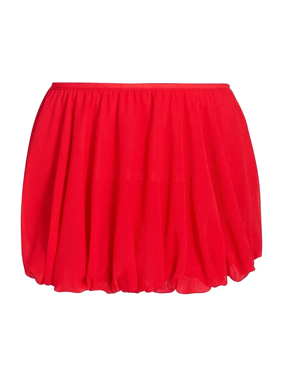 Ramy Brook Women's Maddy Pleated Miniskirt