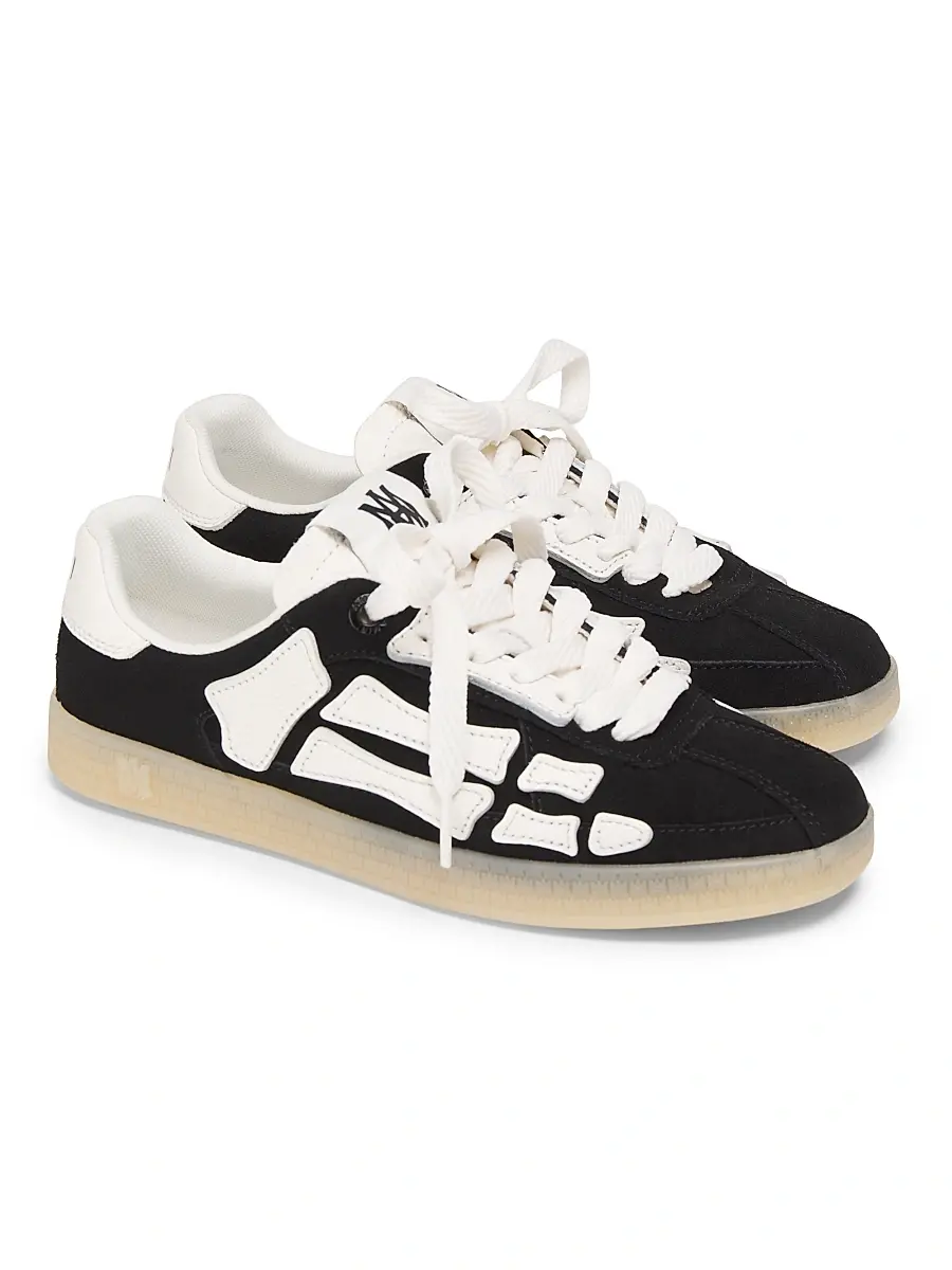 AMIRI Women's Pacific Bones Leather Sneakers | Thumbnail 2 AMIRI Women's Pacific Bones Leather Sneakers | Thumbnail 2