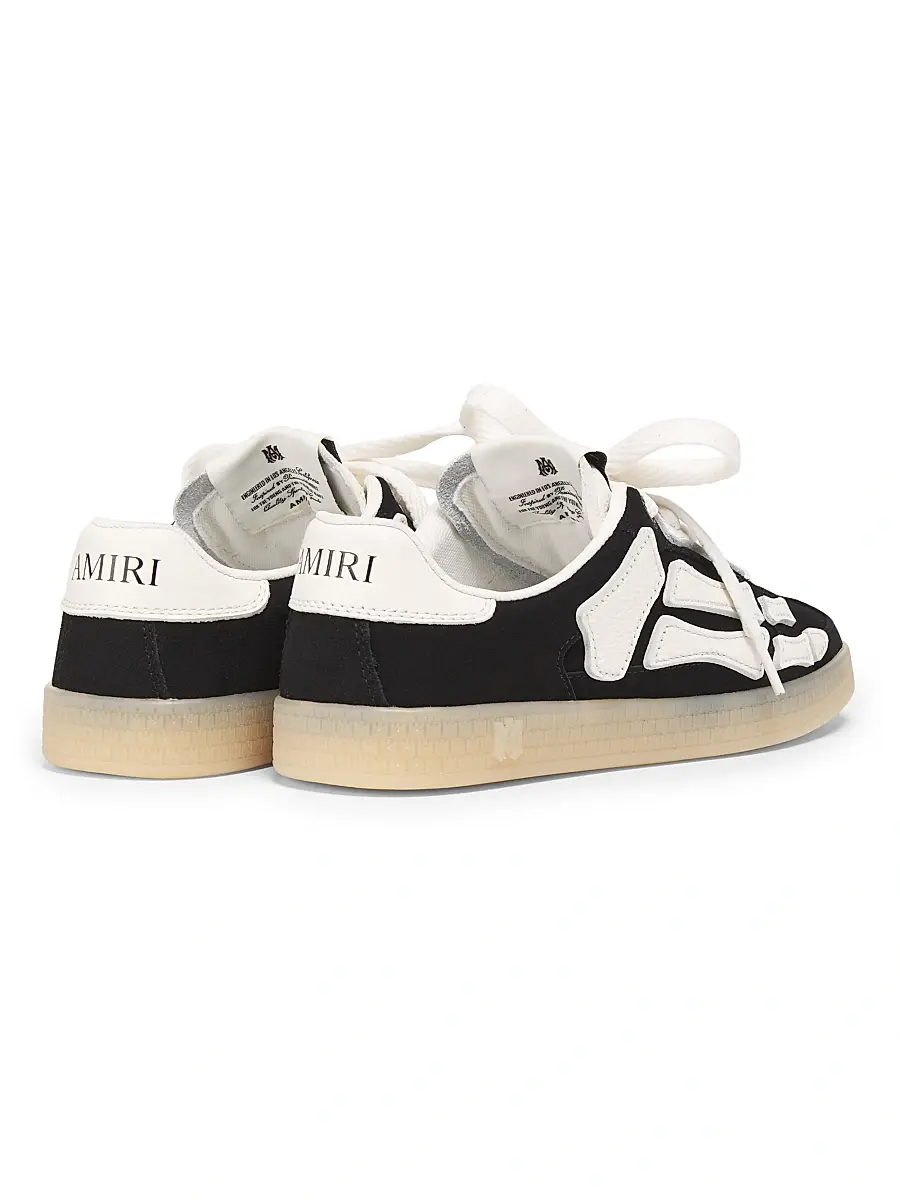 AMIRI Women's Pacific Bones Leather Sneakers | Thumbnail 3 AMIRI Women's Pacific Bones Leather Sneakers | Thumbnail 3