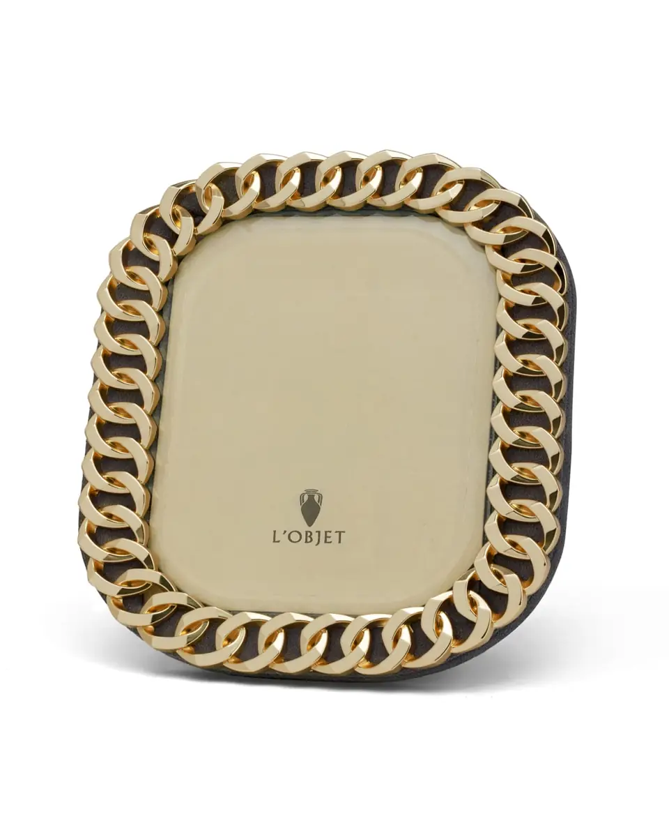 L'Objet Gold Cuban Link Frame | Thumbnail 2 L'Objet Gold Cuban Link Frame | Thumbnail 2