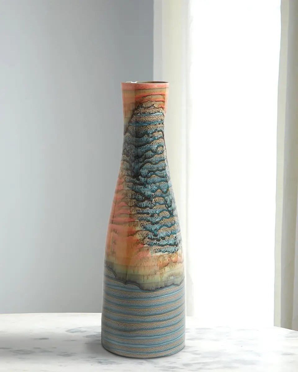 Global Views Watercolor Ringed Vase | Thumbnail 2 Global Views Watercolor Ringed Vase | Thumbnail 2