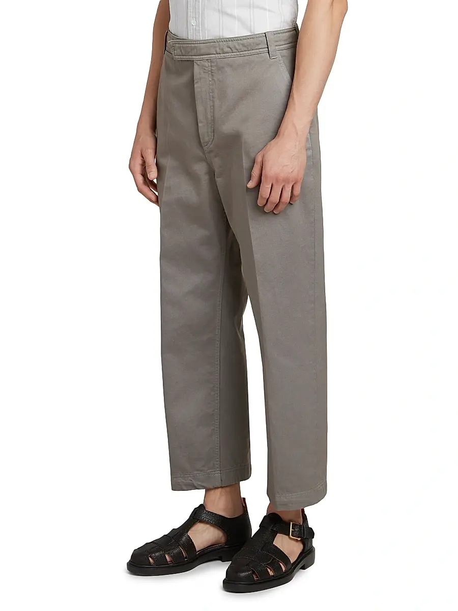 Thom Browne Men's Utility Twill Chino Trousers | Thumbnail 3 Thom Browne Men's Utility Twill Chino Trousers | Thumbnail 3