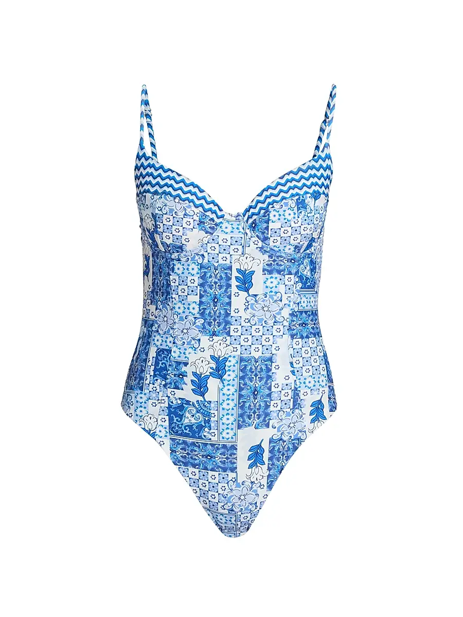 Ramy Brook Women's Jayda Printed One-Piece Swimsuit