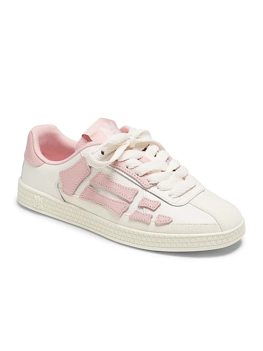 AMIRI Women's Pacific Bones Leather Low-Top Sneakers | Thumbnail 2 AMIRI Women's Pacific Bones Leather Low-Top Sneakers | Thumbnail 2