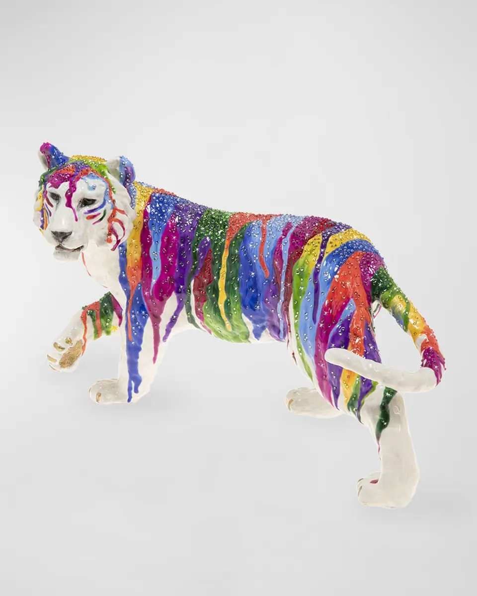 Jay Strongwater Grand Jewel Tiger Figurine | Thumbnail 3 Jay Strongwater Grand Jewel Tiger Figurine | Thumbnail 3