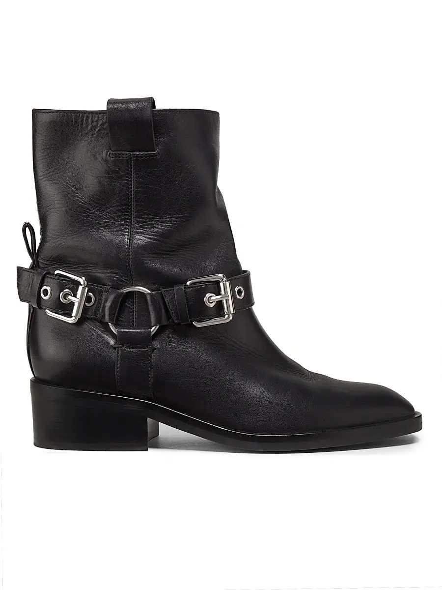 3.1 Phillip Lim Women's Alexa Leather Moto Boots - Black | Image 1 3.1 Phillip Lim Women's Alexa Leather Moto Boots - Black | Image 1