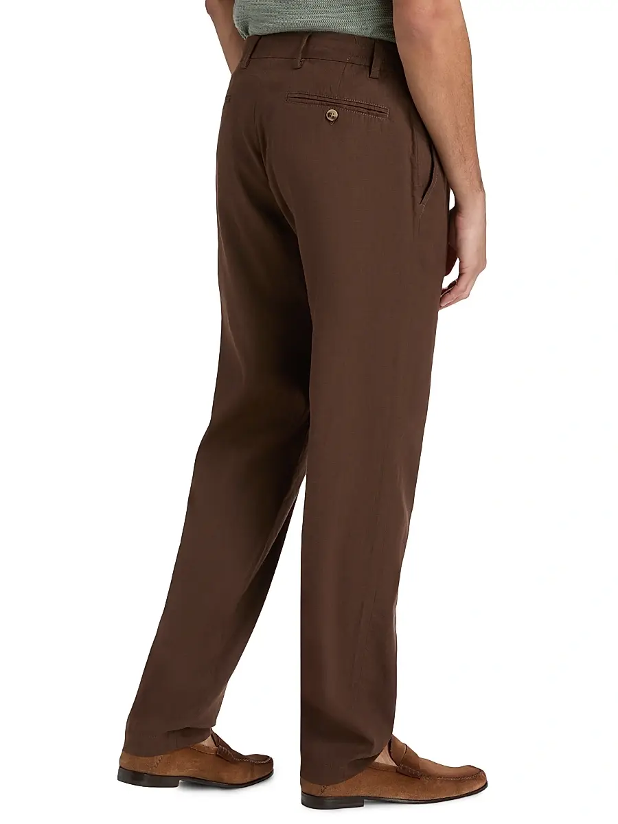 Onia Men's Linen-Blend Trousers | Thumbnail 5 Onia Men's Linen-Blend Trousers | Thumbnail 5