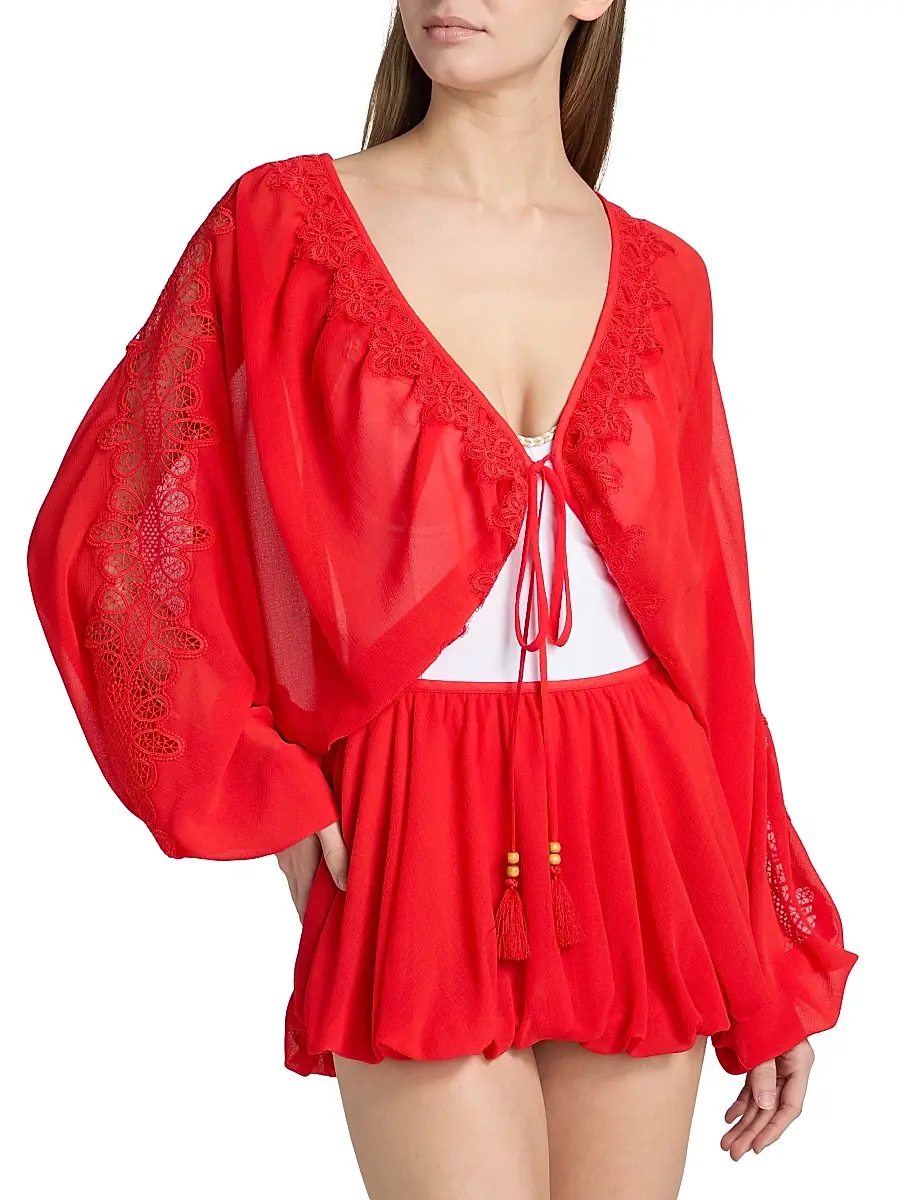 Ramy Brook Women's Angie V-Neck Blouse | Thumbnail 3 Ramy Brook Women's Angie V-Neck Blouse | Thumbnail 3