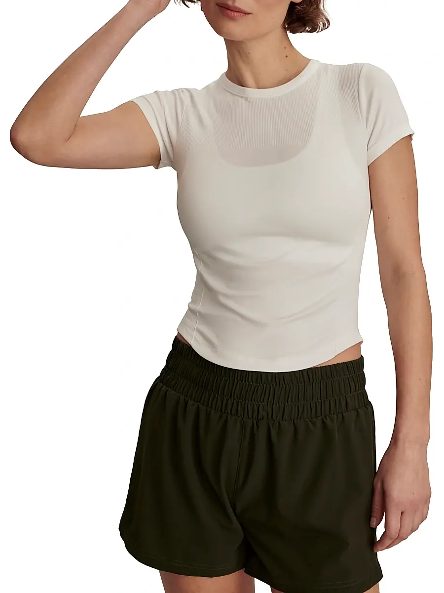 Varley Women's Casper Seamless Crewneck T-Shirt | Thumbnail 4