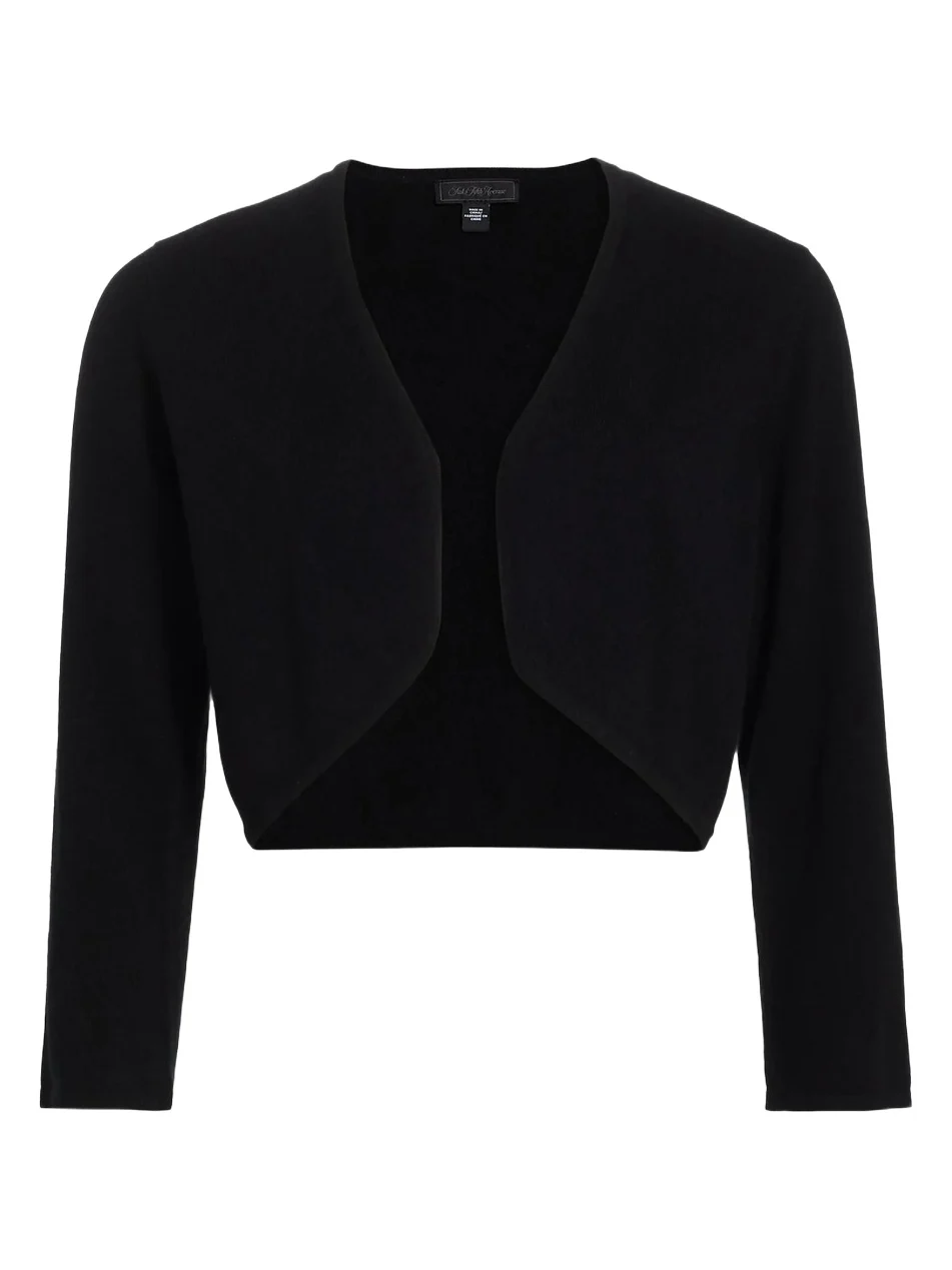 Saks Fifth Avenue Women's COLLECTION Cashmere Cropped Open Bolero Cardigan
