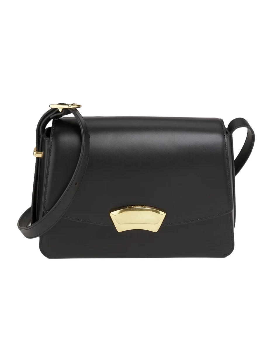 Women's Medium ID Leather Shoulder Bag
