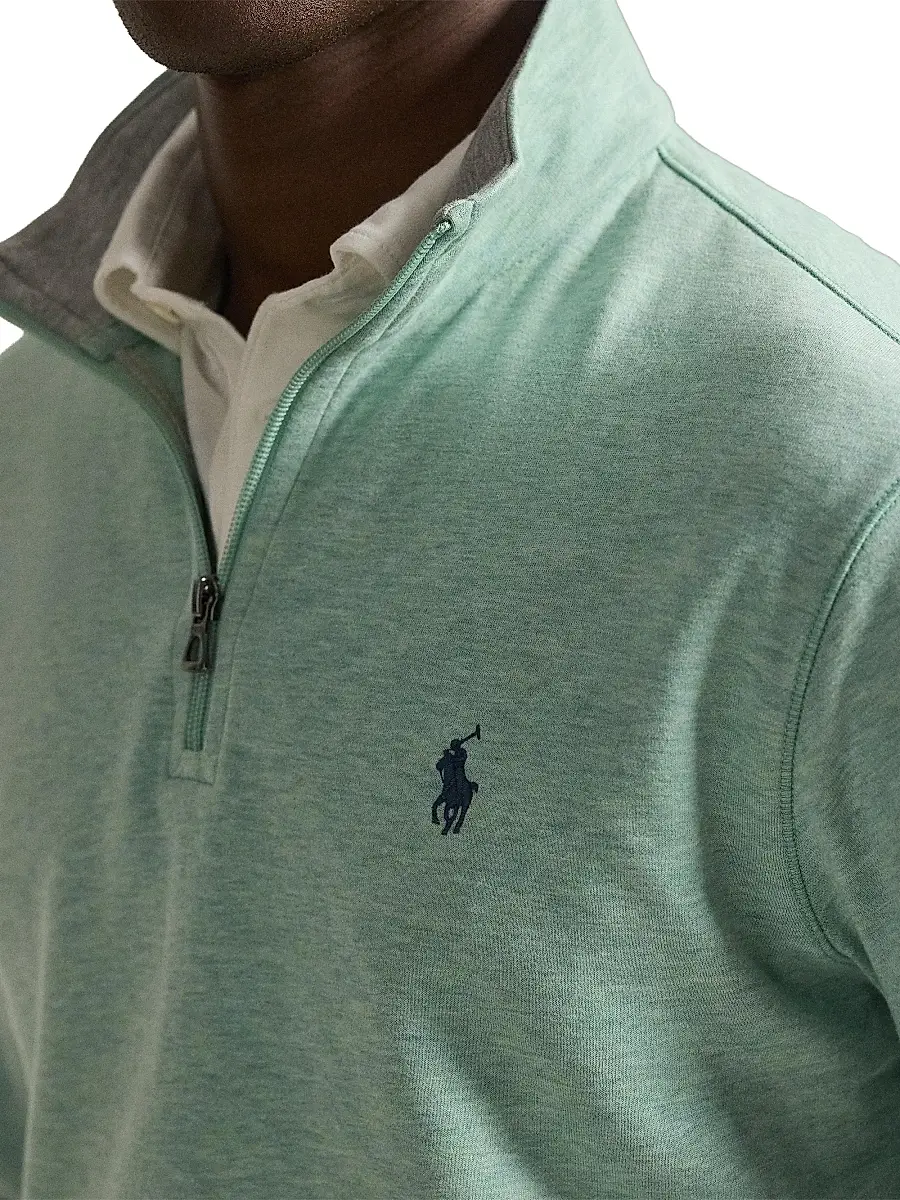 Polo Ralph Lauren Men's Embroidered Pony Double-Knit Jersey Sweatshirt | Thumbnail 5 Polo Ralph Lauren Men's Embroidered Pony Double-Knit Jersey Sweatshirt | Thumbnail 5