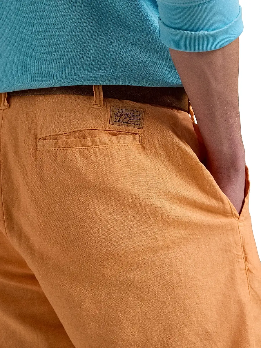 Polo Ralph Lauren Men's 8.5-Inch Classic-Fit Linen-Cotton Shorts | Thumbnail 5 Polo Ralph Lauren Men's 8.5-Inch Classic-Fit Linen-Cotton Shorts | Thumbnail 5
