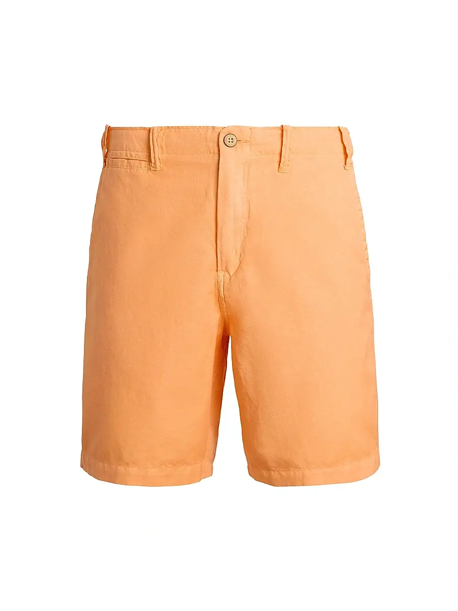 Polo Ralph Lauren Men's 8.5-Inch Classic-Fit Linen-Cotton Shorts