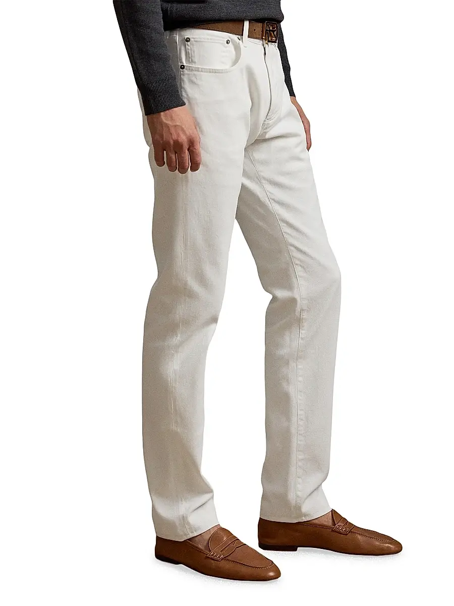 Ralph Lauren Purple Label Men's Slim-Fit Stretch Twill Pants | Thumbnail 4 Ralph Lauren Purple Label Men's Slim-Fit Stretch Twill Pants | Thumbnail 4