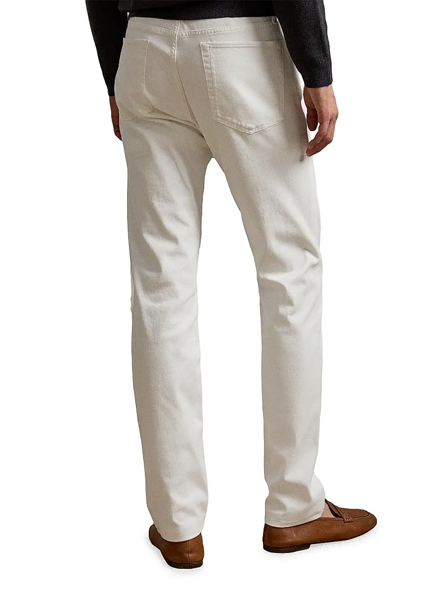 Ralph Lauren Purple Label Men's Slim-Fit Stretch Twill Pants | Thumbnail 5 Ralph Lauren Purple Label Men's Slim-Fit Stretch Twill Pants | Thumbnail 5