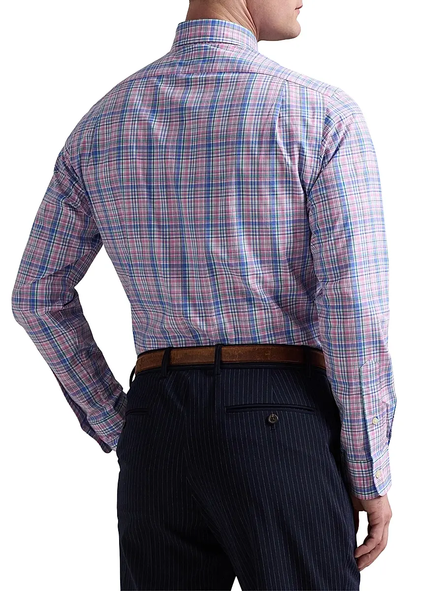 Polo Ralph Lauren Men's Classic Fit Poplin Button-Front Shirt | Thumbnail 4 Polo Ralph Lauren Men's Classic Fit Poplin Button-Front Shirt | Thumbnail 4