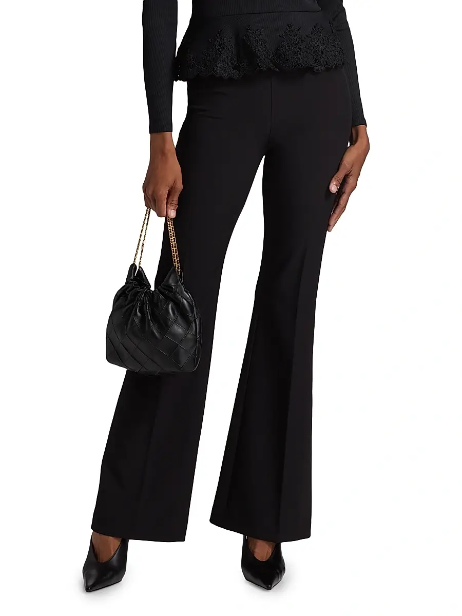 Generation Love Women's Elise Crepe Flared Pants | Thumbnail 3 Generation Love Women's Elise Crepe Flared Pants | Thumbnail 3