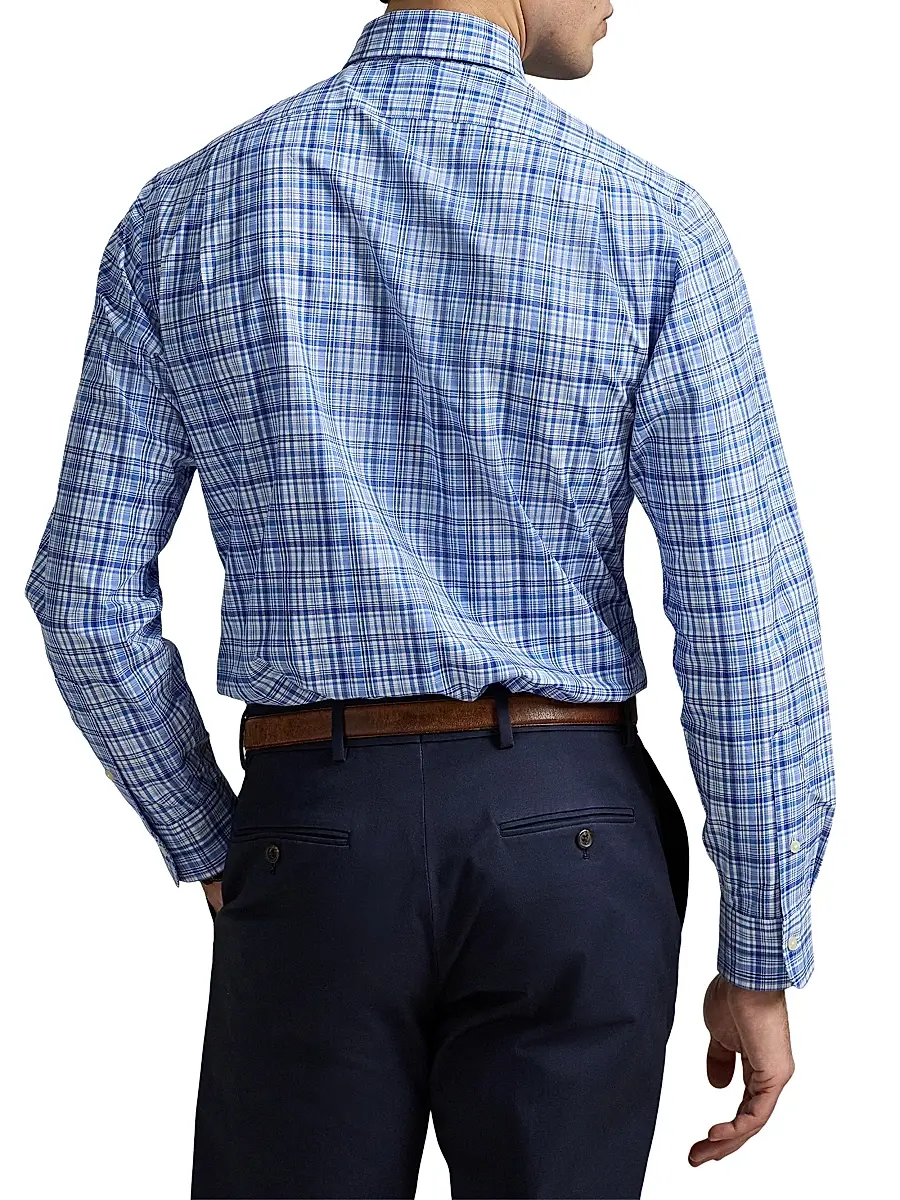 Polo Ralph Lauren Men's Classic Fit Poplin Button-Front Shirt | Thumbnail 4 Polo Ralph Lauren Men's Classic Fit Poplin Button-Front Shirt | Thumbnail 4