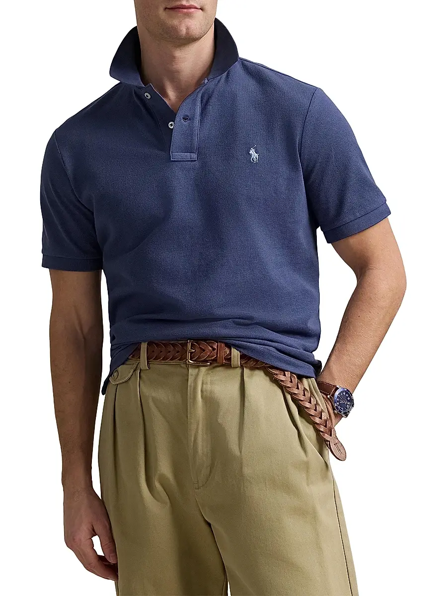 Polo Ralph Lauren Men's Classic-Fit Mesh Polo Shirt | Thumbnail 3