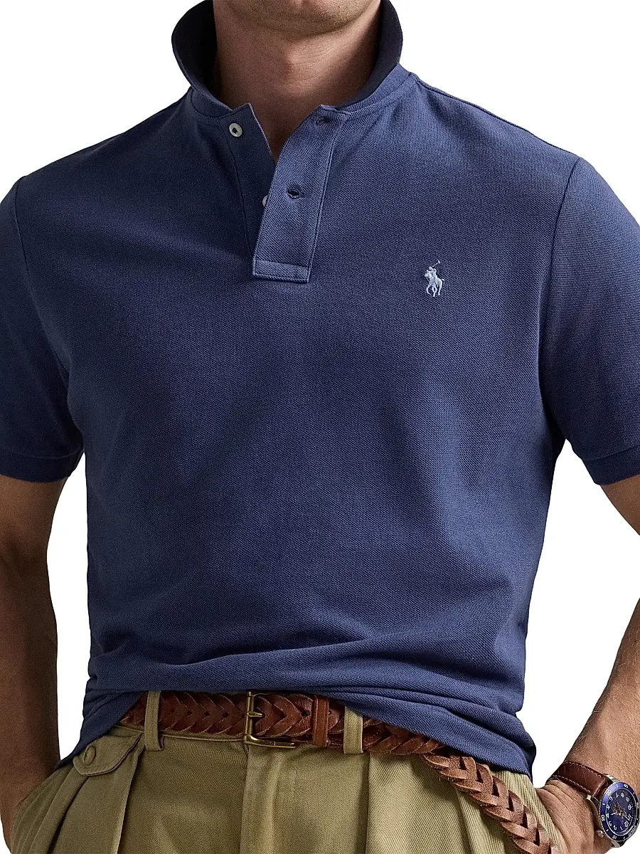 Polo Ralph Lauren Men's Classic-Fit Mesh Polo Shirt | Thumbnail 5