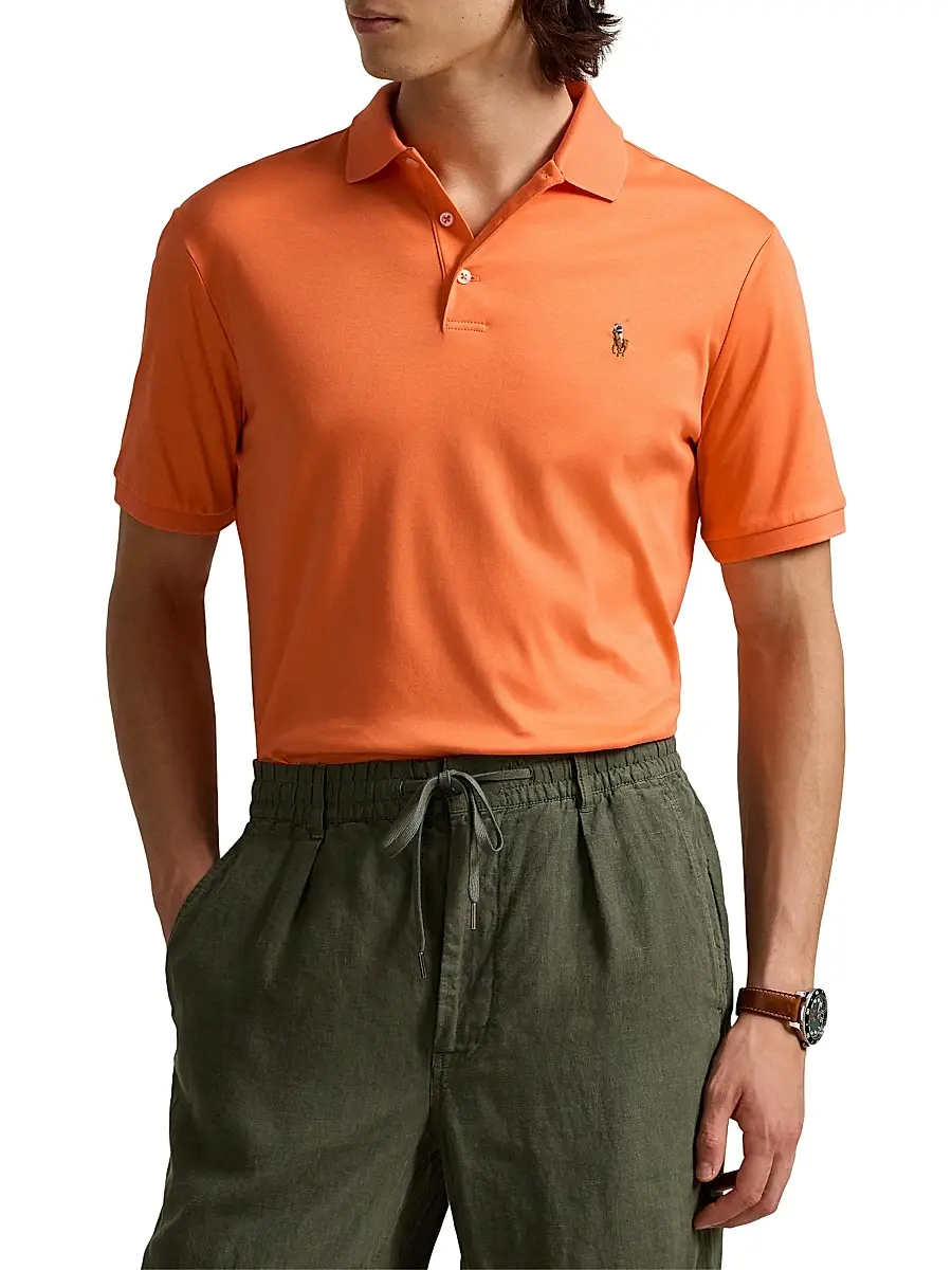 Polo Ralph Lauren Men's Classic-Fit Pima Cotton Polo Shirt | Thumbnail 3