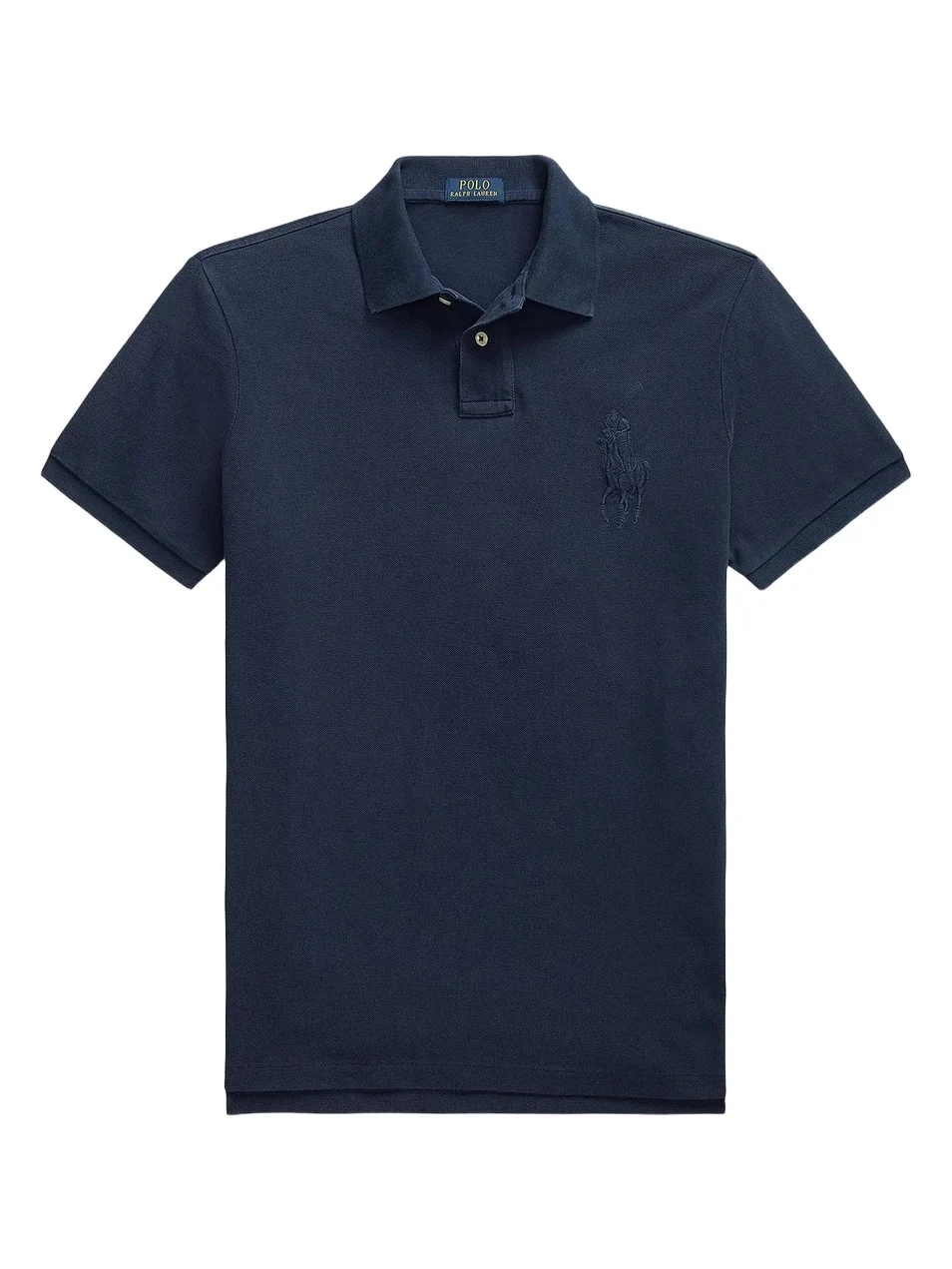 Men's Custom-Slim-Fit Big Pony Mesh Polo Shirt