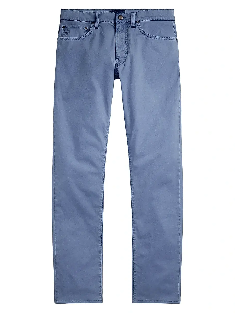 Polo Ralph Lauren Men's Sullivan Slim-Fit Stretch Twill Pants - Capri Blue | Image 1 Polo Ralph Lauren Men's Sullivan Slim-Fit Stretch Twill Pants - Capri Blue | Image 1