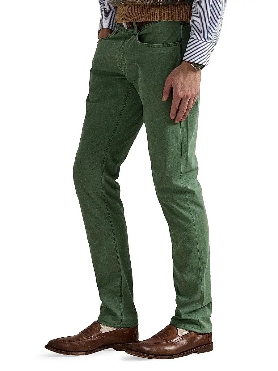 Polo Ralph Lauren Men's Sullivan Slim-Fit Stretch Twill Pants | Thumbnail 4 Polo Ralph Lauren Men's Sullivan Slim-Fit Stretch Twill Pants | Thumbnail 4