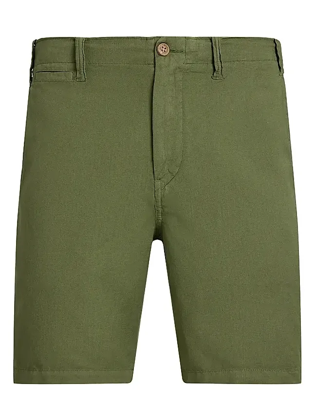 Polo Ralph Lauren Men's 8.5-Inch Classic-Fit Linen-Cotton Shorts