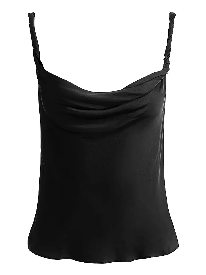 Women's Monique Twist Strap Cowl Tank Women's Monique Twist Strap Cowl Tank
