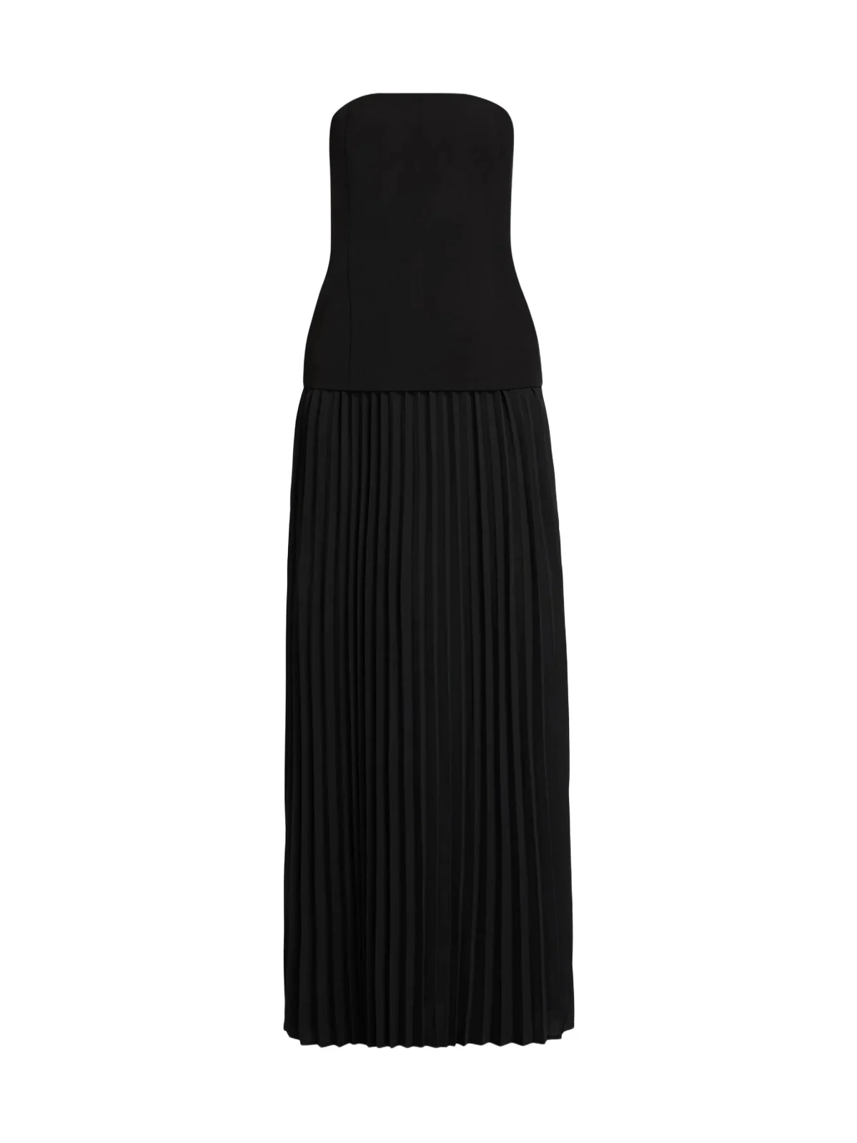 Women's Cody Crepe Strapless Pleated Maxi Dress Women's Cody Crepe Strapless Pleated Maxi Dress