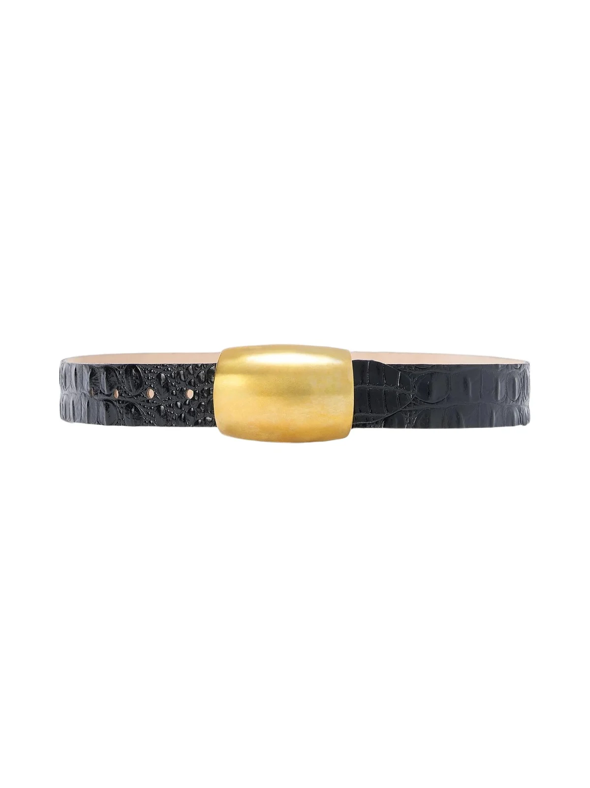 Women's Milou Croc-Embossed Leather Belt Women's Milou Croc-Embossed Leather Belt