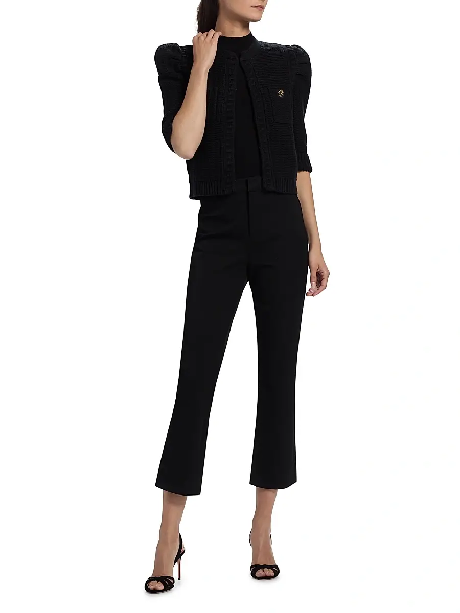 L'Agence Women's Ketra Baby Bootcut Crop Trousers | Thumbnail 2 L'Agence Women's Ketra Baby Bootcut Crop Trousers | Thumbnail 2