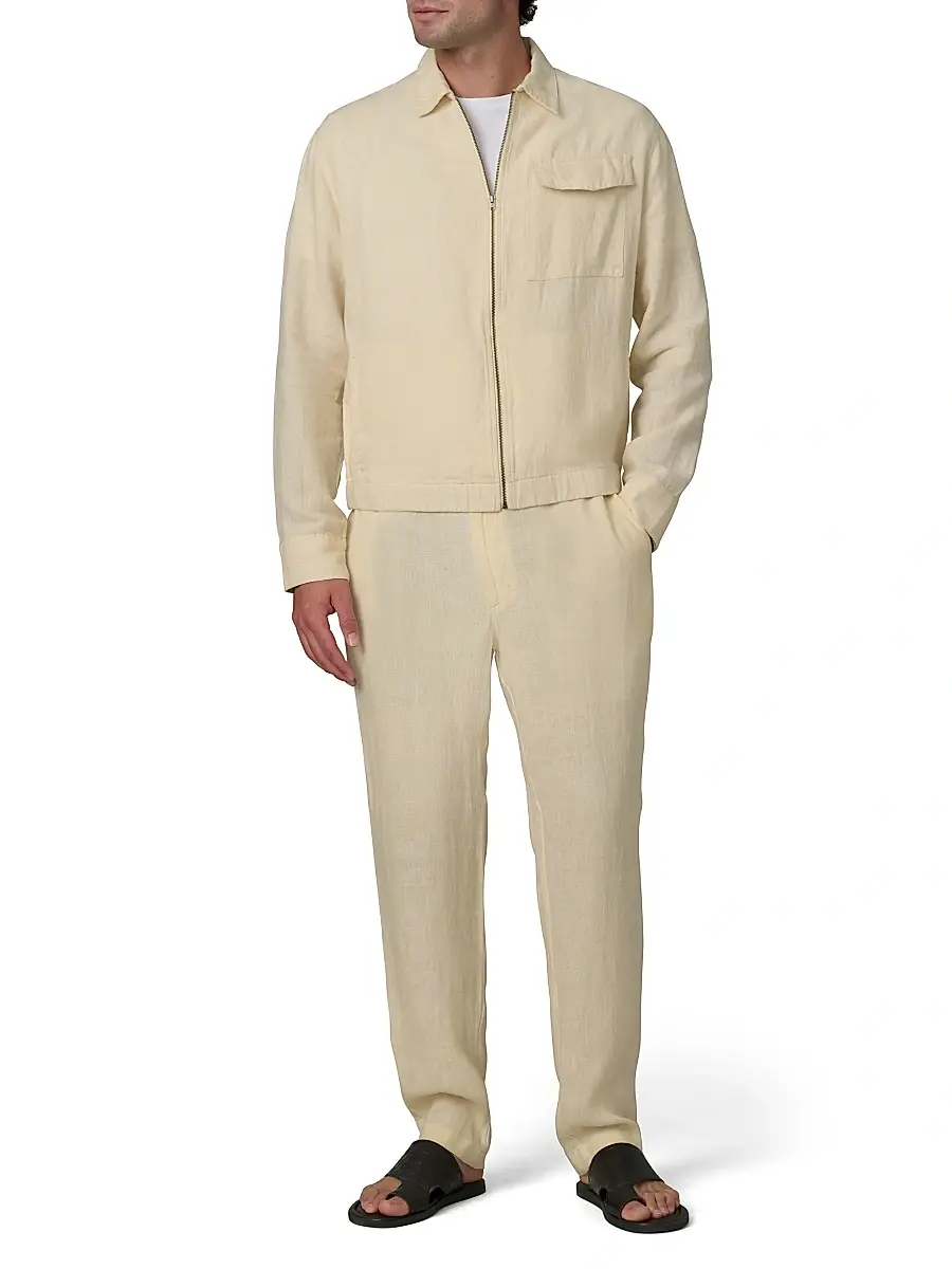 Joe's Jeans Men's Linen Full-Zip Jacket | Thumbnail 2 Joe's Jeans Men's Linen Full-Zip Jacket | Thumbnail 2