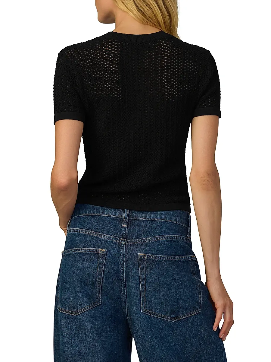 Joe's Jeans Women's The Crochet Baby T-Shirt | Thumbnail 5 Joe's Jeans Women's The Crochet Baby T-Shirt | Thumbnail 5