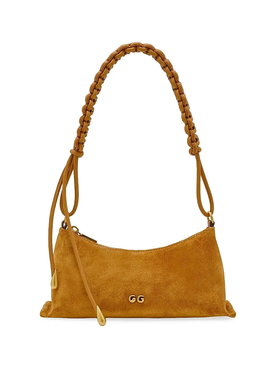 Cult Gaia Women's Osa Charm Suede Shoulder Bag