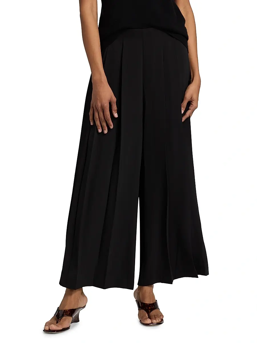 L'Agence Women's Novalynn Pleated Crop Pants | Thumbnail 3 L'Agence Women's Novalynn Pleated Crop Pants | Thumbnail 3