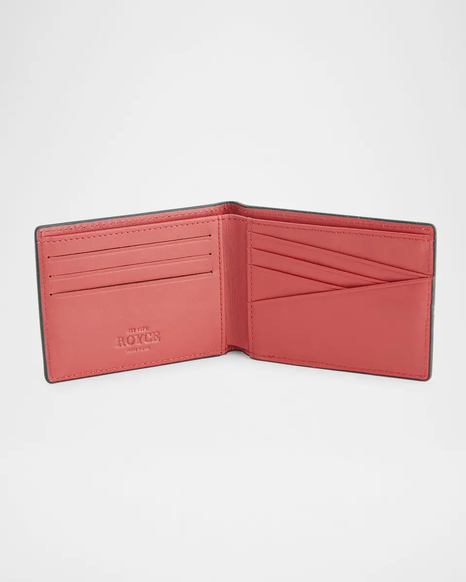 Royce New York RFID Blocking Bifold Wallet, Personalized | Thumbnail 3