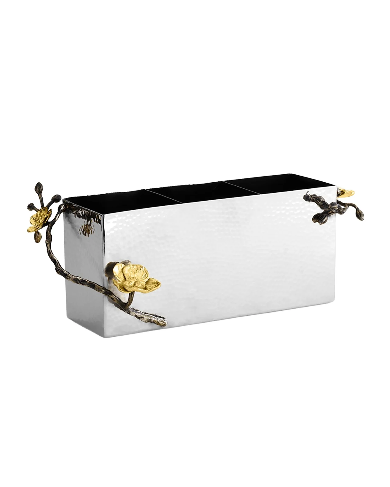 Michael Aram Gold Orchid Cutlery Caddy
