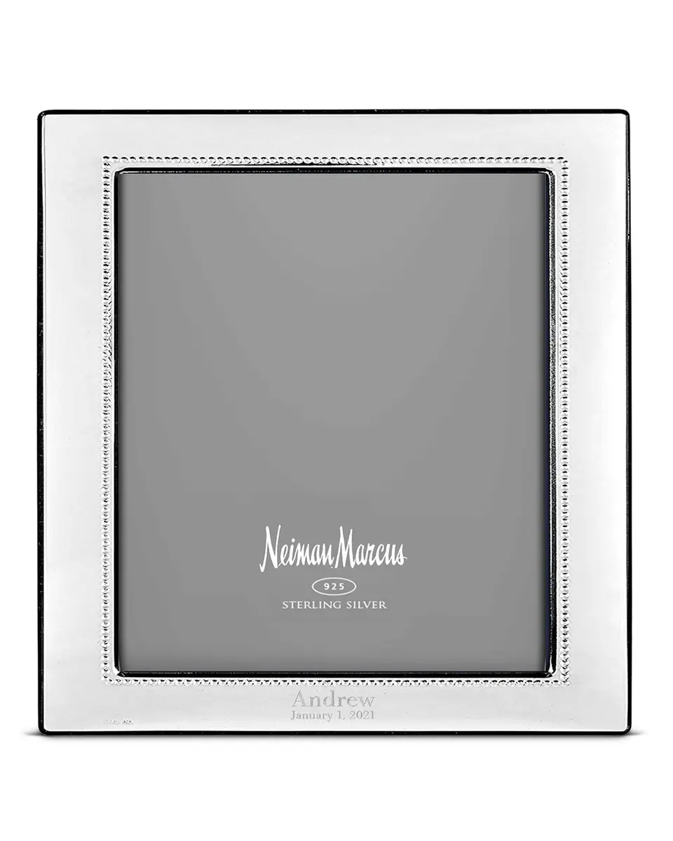 Cunill America Beaded Personalized Frame, 4" x 6" | Thumbnail 2 Cunill America Beaded Personalized Frame, 4" x 6" | Thumbnail 2